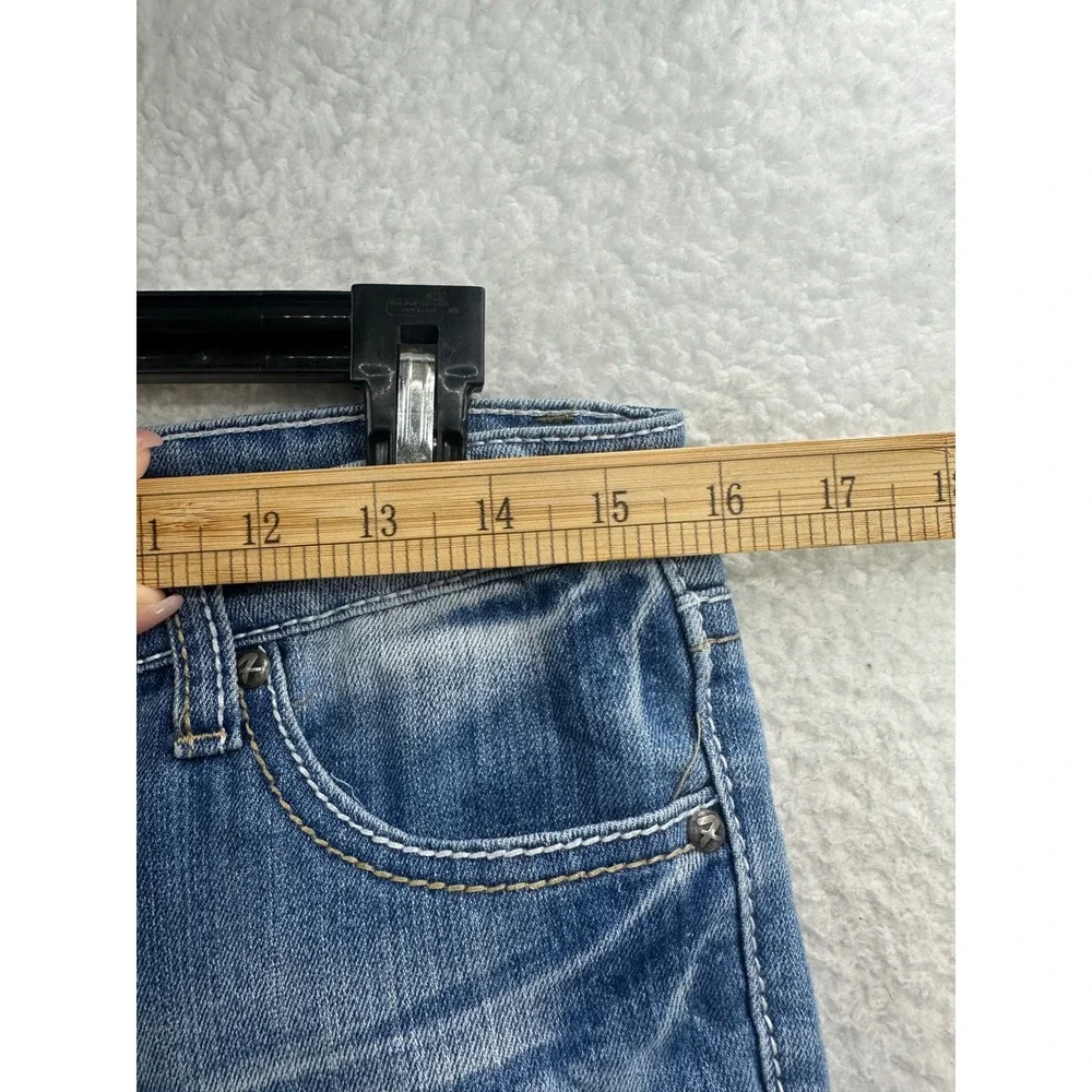 Seven Jeans Embellished Pocket‎ Bootcut Jeans Blue Wash Size 16